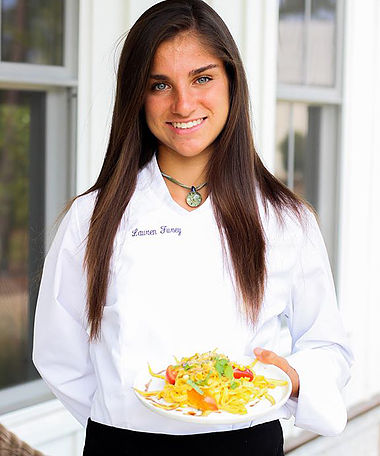 This is a picture of Lauren Furey, a private chef in Charleston featured on this month's Hidden F&B podcast with Charleston Grit.